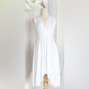 NWT Plus size hi-low infinity multi-way dress.